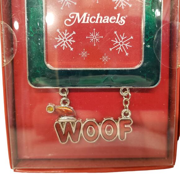 Animal Christmas Ornaments Dog Woof Cat Meow Michaels Christmas Ornaments - Picture 3 of 7